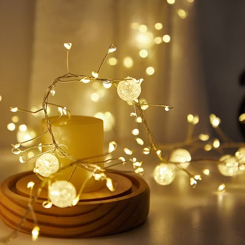 LED Ice Crack String Lights