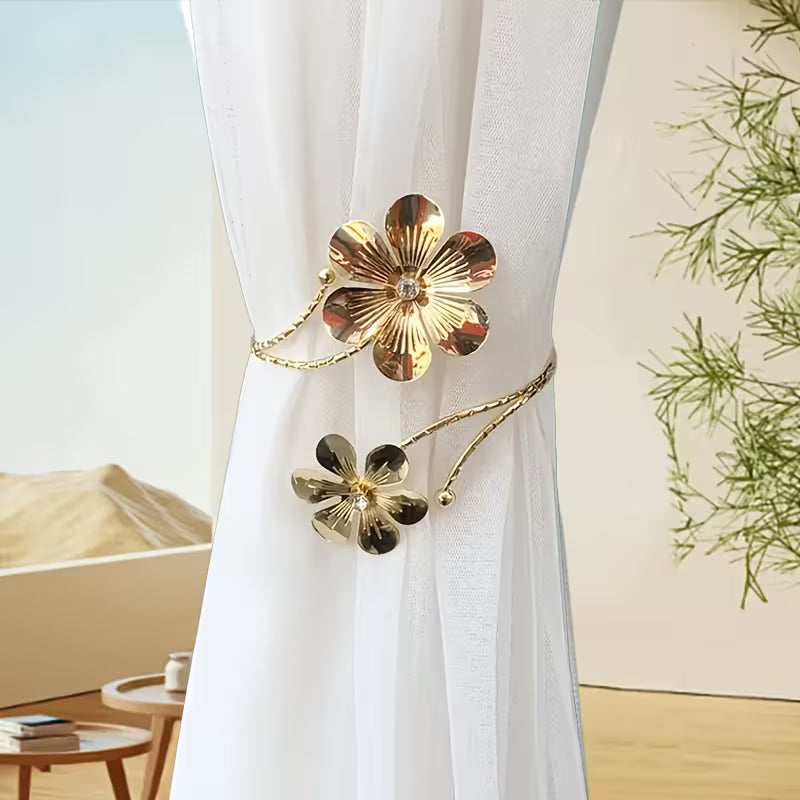 Flower Shaped Curtain Tieback