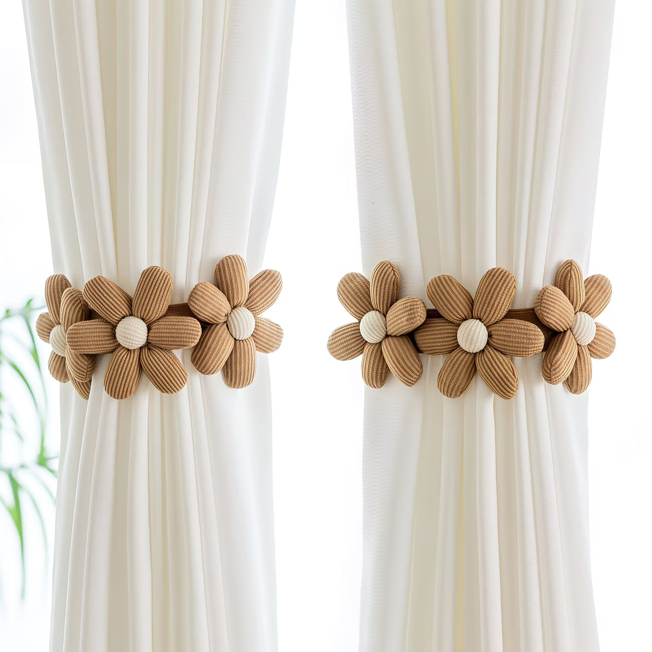 1pcs Boho Floral Curtain Tieback