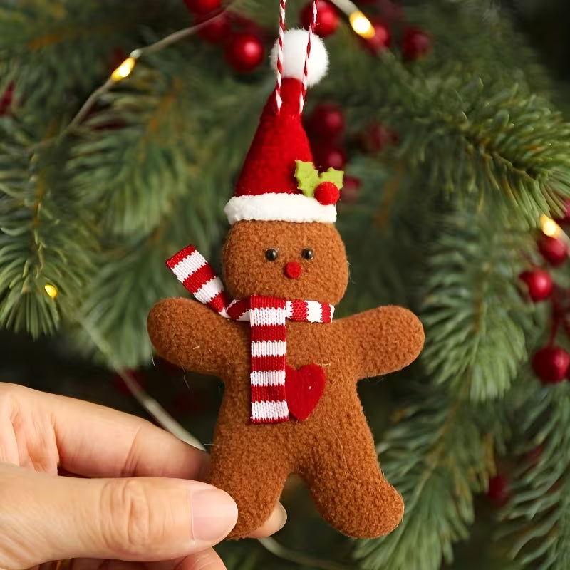 3-Pack Felt Gingerbread Ornaments