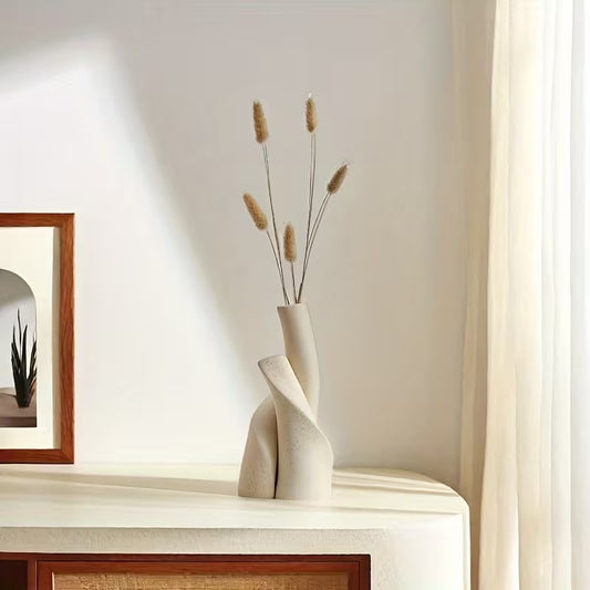 2-Pack Asymmetrical Minimalist Wall Vases