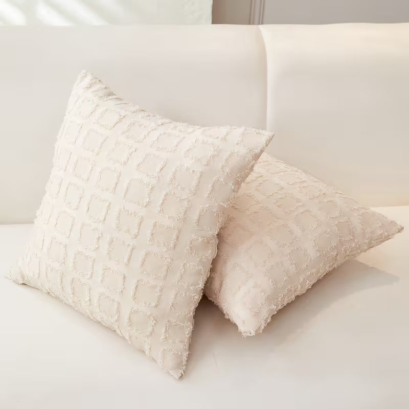2-Pack Boho Jacquard Cushion Covers