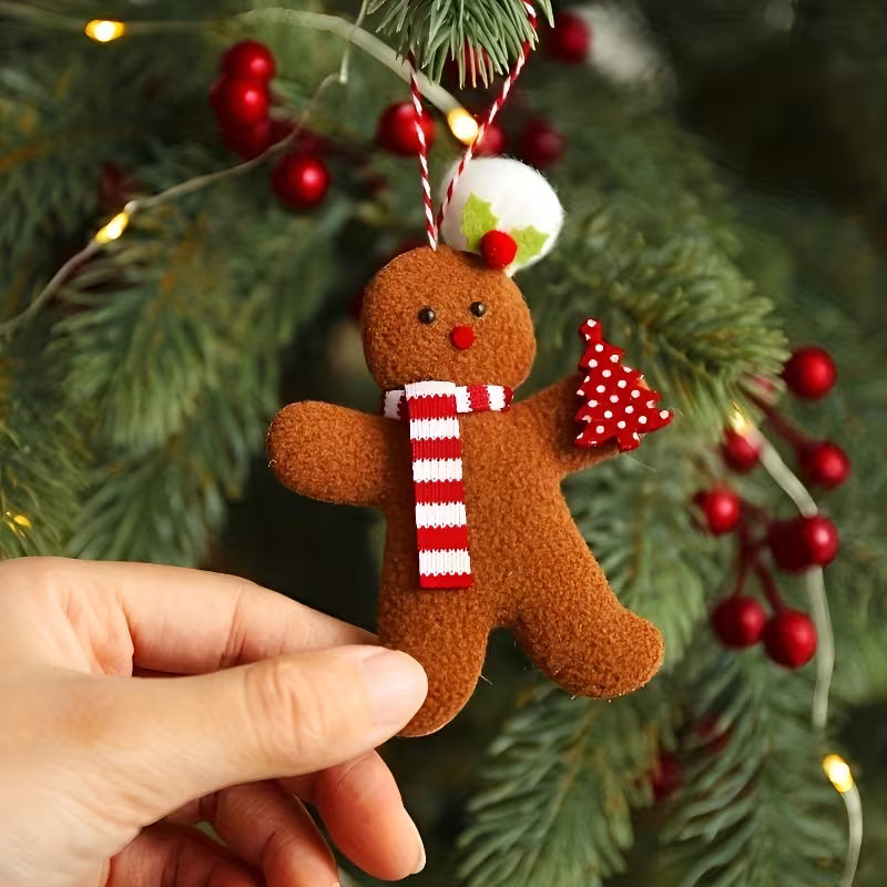 3-Pack Felt Gingerbread Ornaments