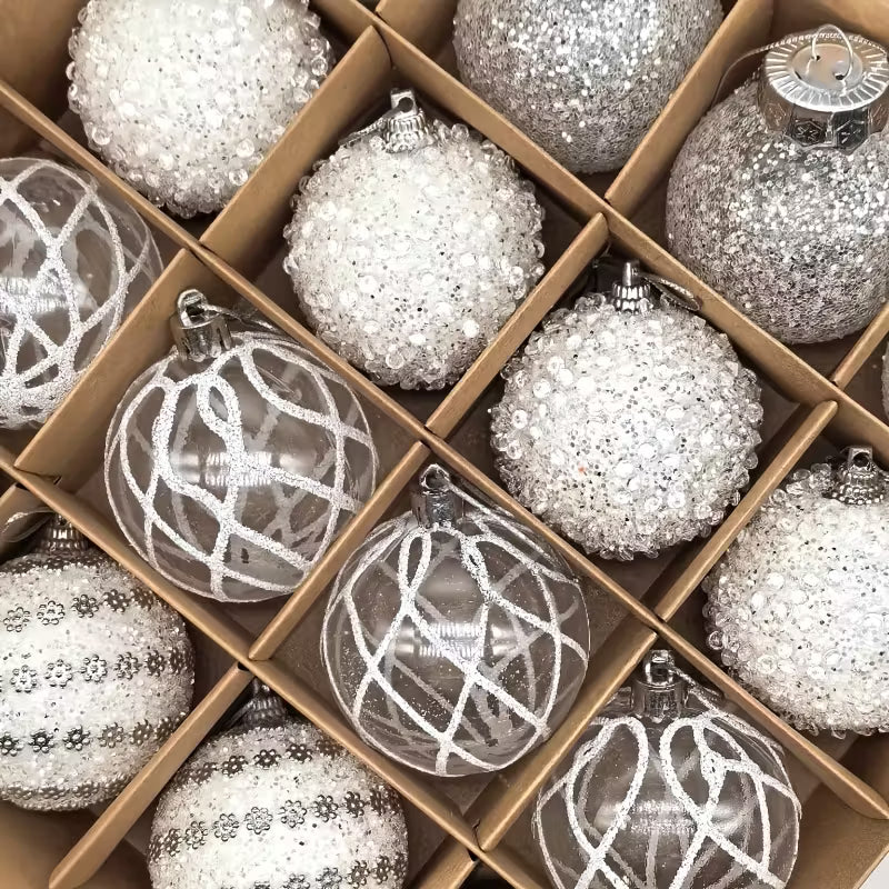 16-Pack Champagne Christmas Baubles