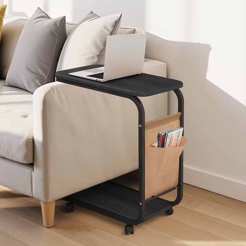 C-Shaped Bedside Side Table