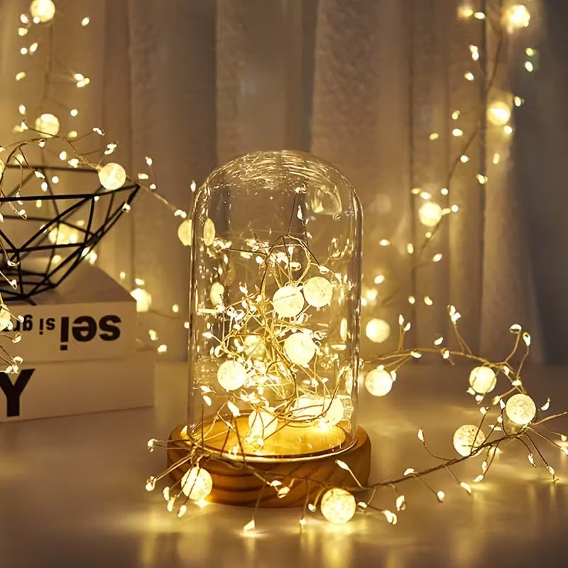 LED Ice Crack String Lights
