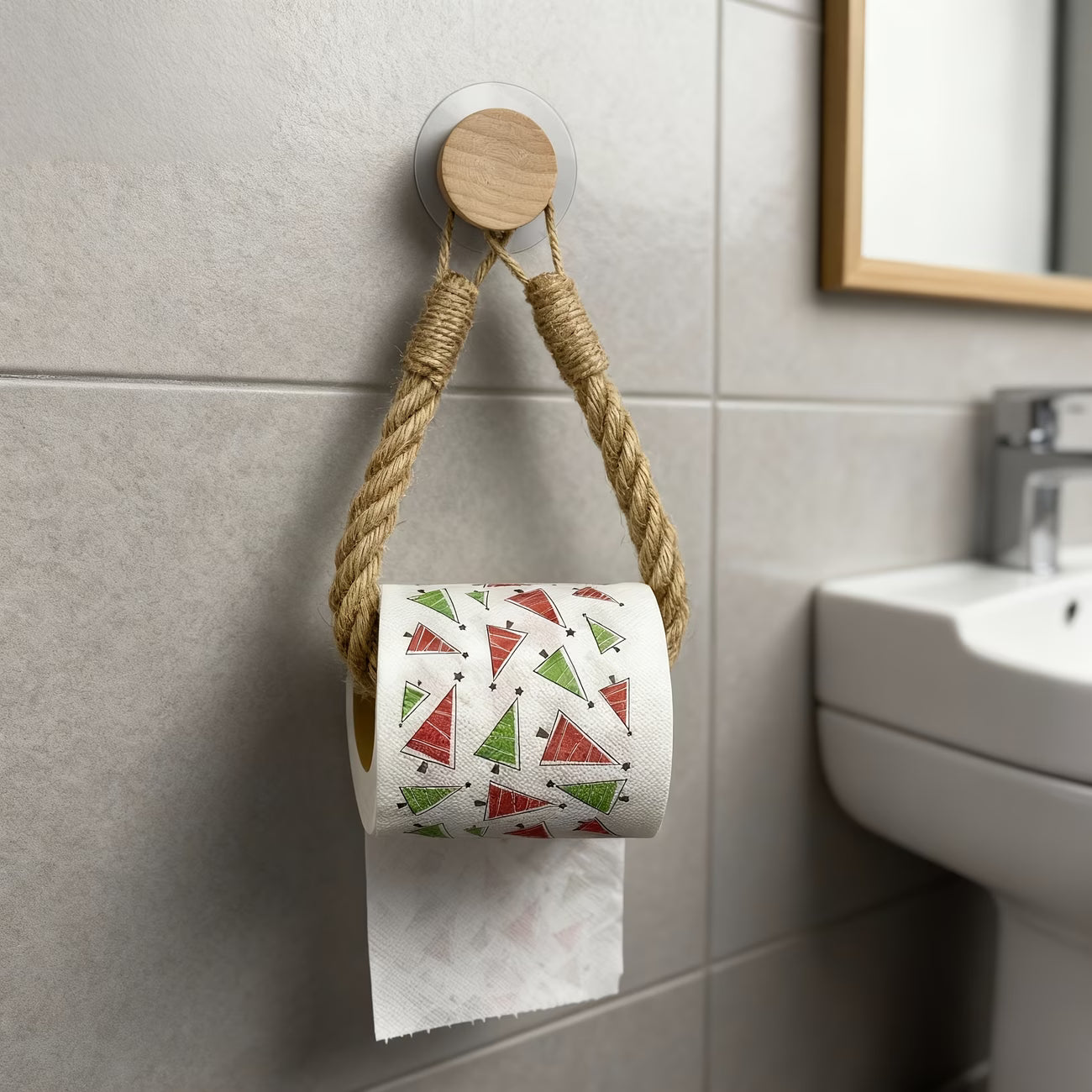 1pcs Wall-Mounted Tissue Holder