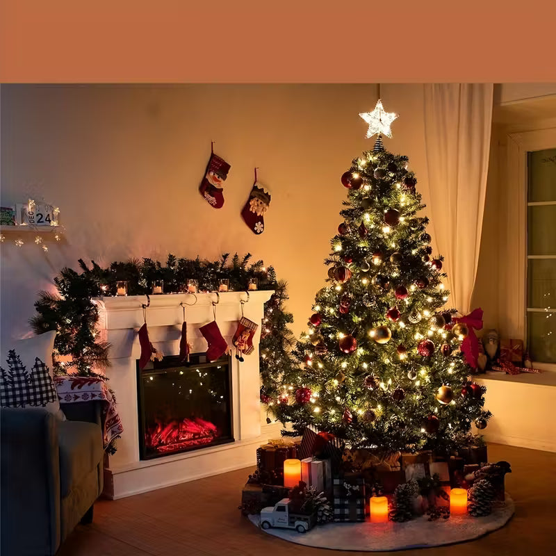 LED Light-Up Christmas Tree Topper Star