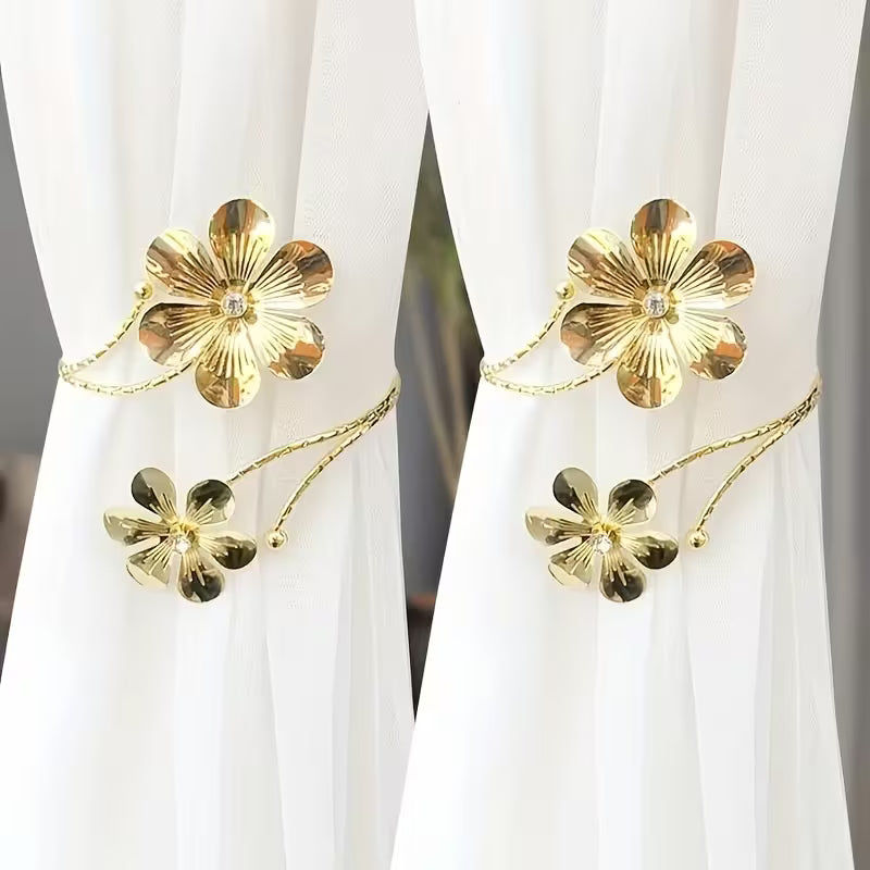 Flower Shaped Curtain Tieback