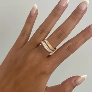 Bagues Vintage – Perle & Zircon