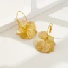 Boucles d’Oreilles Dorées Doubles – Image 3